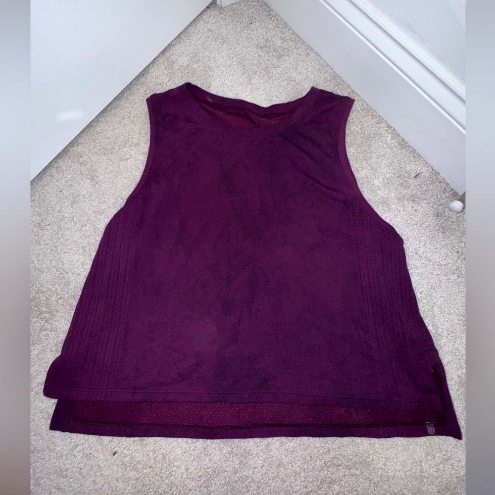 Women's Purple Sleeveless Top
